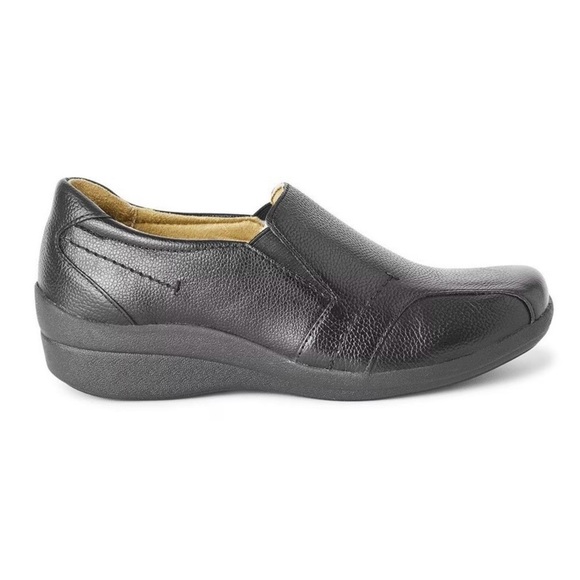 *NEW* Leather Dr. Scholl's Bonnie Casual Black Slip-On Woman’s Loafers - Picture 2 of 12